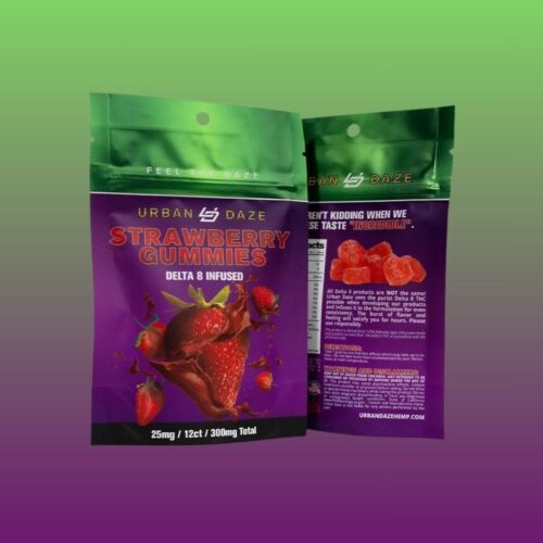 Urban Daze - Delta 8 Infused - Strawberry - 17 CT - 25 mg (300 mg Total)
